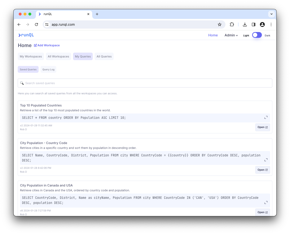 homepage